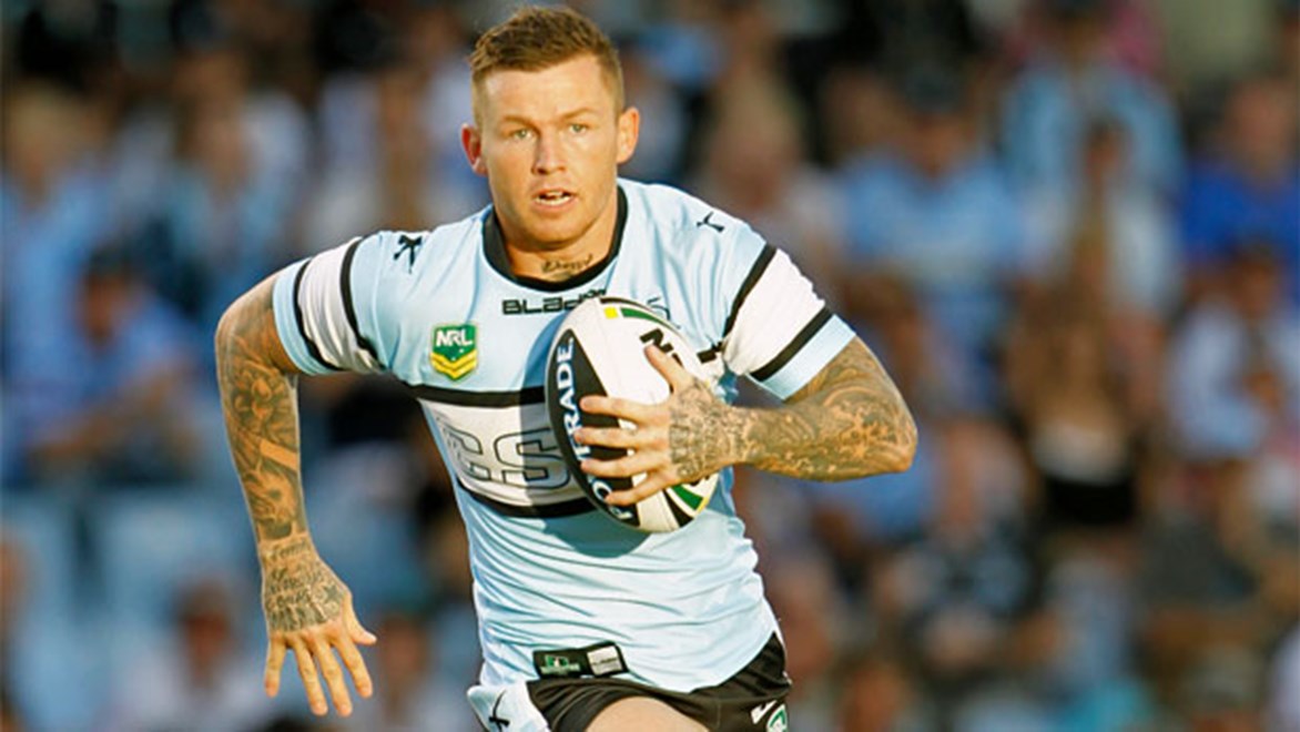 Todd Carney's attacking threat is what the Sharks were missing when they bowed out of last year's finals series. Copyright: NRL Photos.