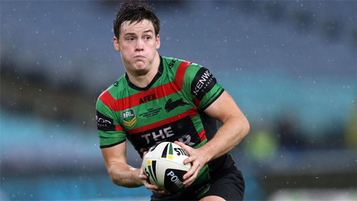 Luke Keary's move into the Rabbitohs' starting side has been delayed by a shoulder injury suffered in the Auckland Nines. Copyright: Renee McKay/NRL Photos