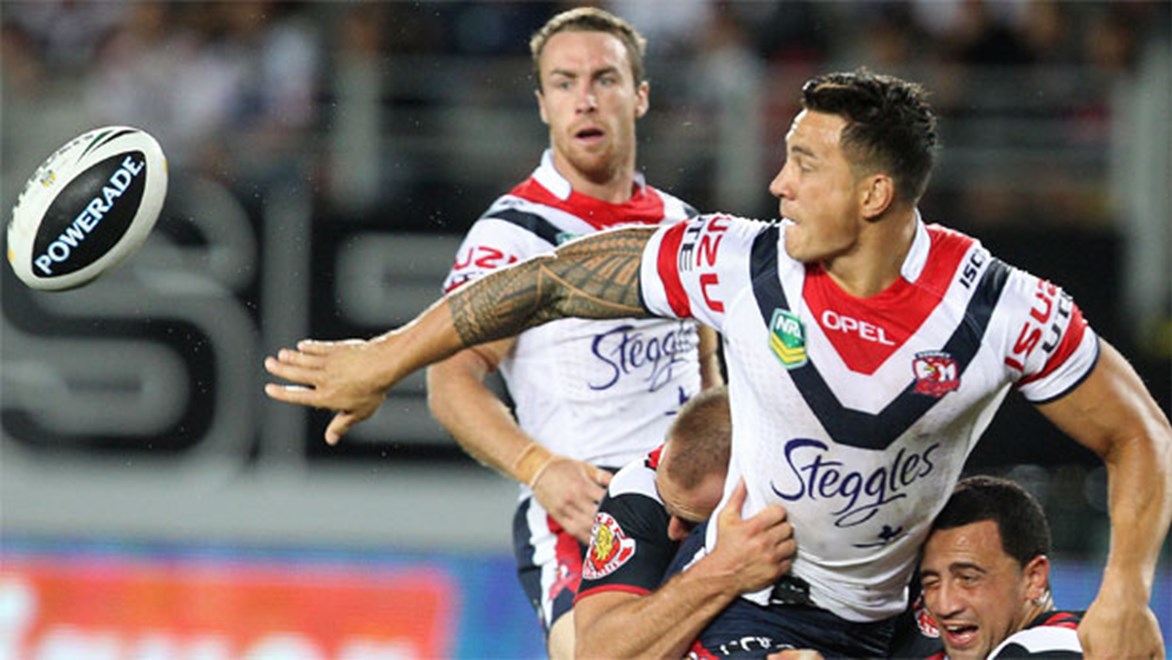 Will Sonny Bill Williams power the Roosters to a back-to-back NRL premierships? Copyright: Wayne Drought/NRL Photos.