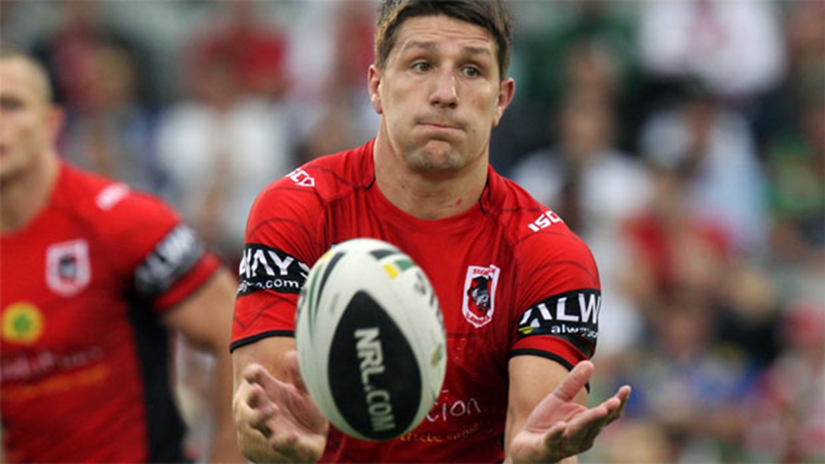 Can new playmaker Gareth Widdop spark the Dragons to life in 2014? Copyright: Robb Cox/NRL Photos.