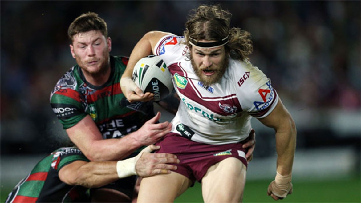 Manly winger David Williams makes a timely return from injury this week. Copyright: NRL Photos/Ren