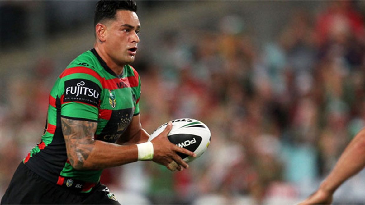 Souths coach Michael Maguire is happy with the progress of John Sutton since his shift into the back row. Copyright: Grant Trouville/NRL Photos.