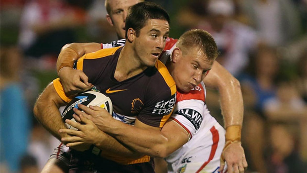 Broncos coach Anthony Griffin says halfback Ben Hunt is becoming a consistent performer. Copyright: Robb Cox/NRL Photos.