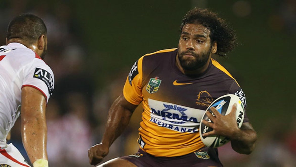 Even former captain Sam Thaiday has been caught off-guard by the Broncos' strong start to the 2014 season. Copyright: Robb Cox/NRL Photos