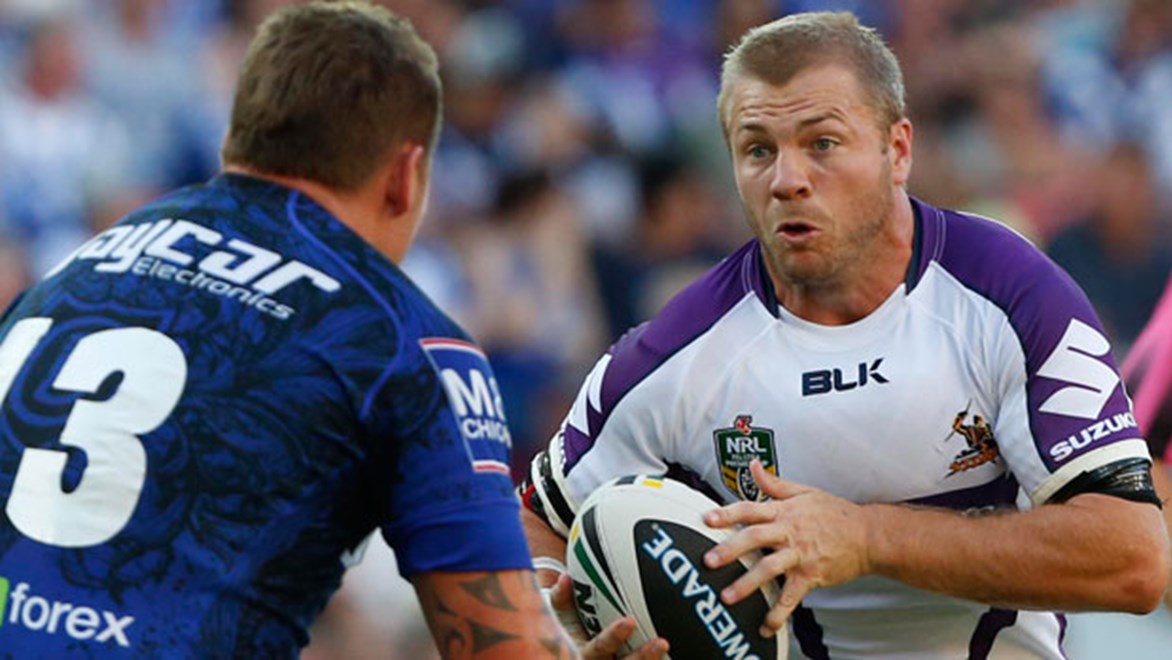 Ryan Hinchcliffe plays his 150th game in Storm colours on Sunday. Copyright: Charles Knight/NRL Photos.