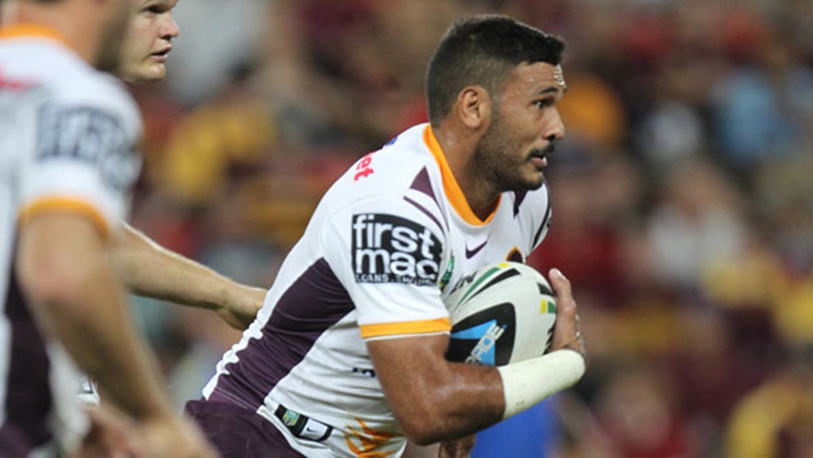 QLD Origin centre Justin Hodges makes a successful return from an Achilles injury on Friday night against the Eels. Copyright: Col Whelan/NRL Photos