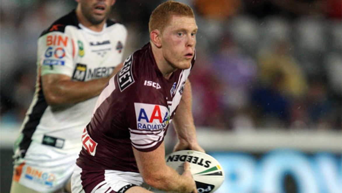 Manly's Tom Symonds says a tough opening month of footy didn't lead to the team's disappointing Round 5 effort against Wests Tigers. Copyright: Robb Cox/NRL Photos.