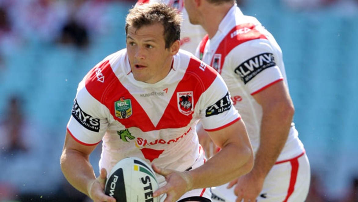 Dragons and Australian winger Brett Morris is excited by the possibility of playing Test football in Wollongong. Copyright: Robb Cox/NRL Photos