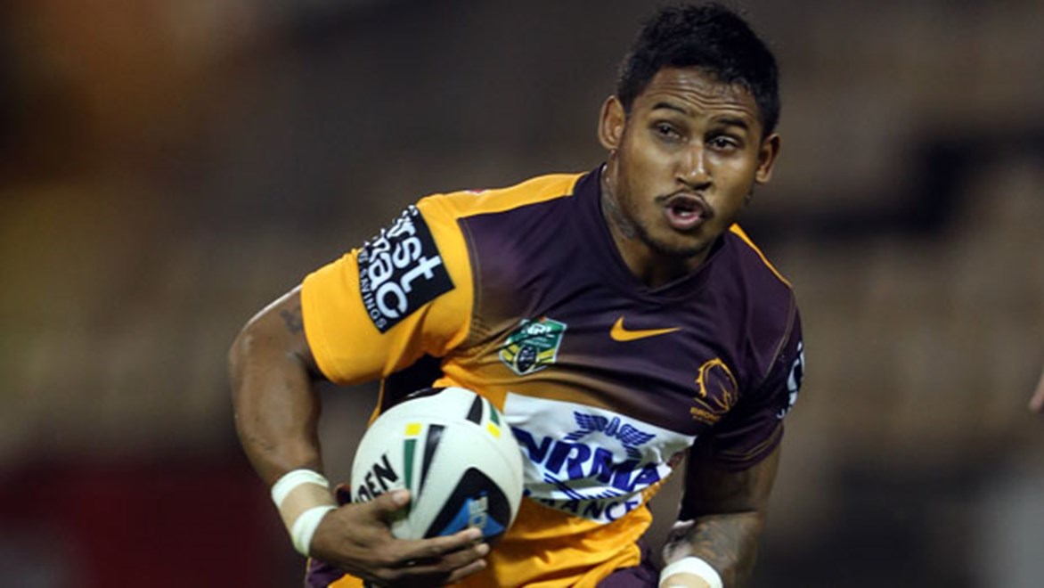 The Brisbane Broncos of gun fullback Ben Barba have been rated hot favourites  for tonight's Queensland Derby clash against the Gold Coast Titans. Copyright: Robb Cox/NRL Photos