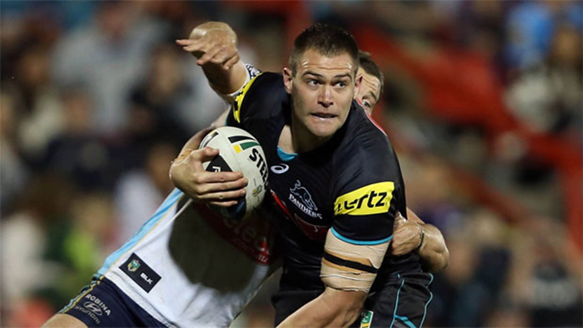 Rabbitohs-bound Tim Grant says he has unfinished business with Penrith in 2014.