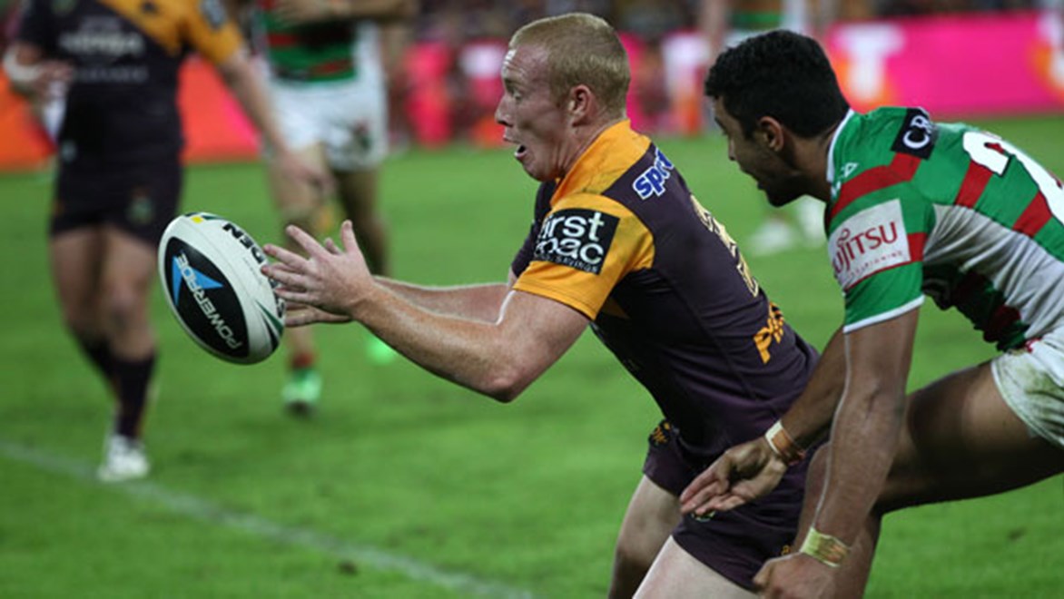 Jack Reed scored late for Brisbane but it wasn't enough to secure the Broncos victory over South Sydney.
