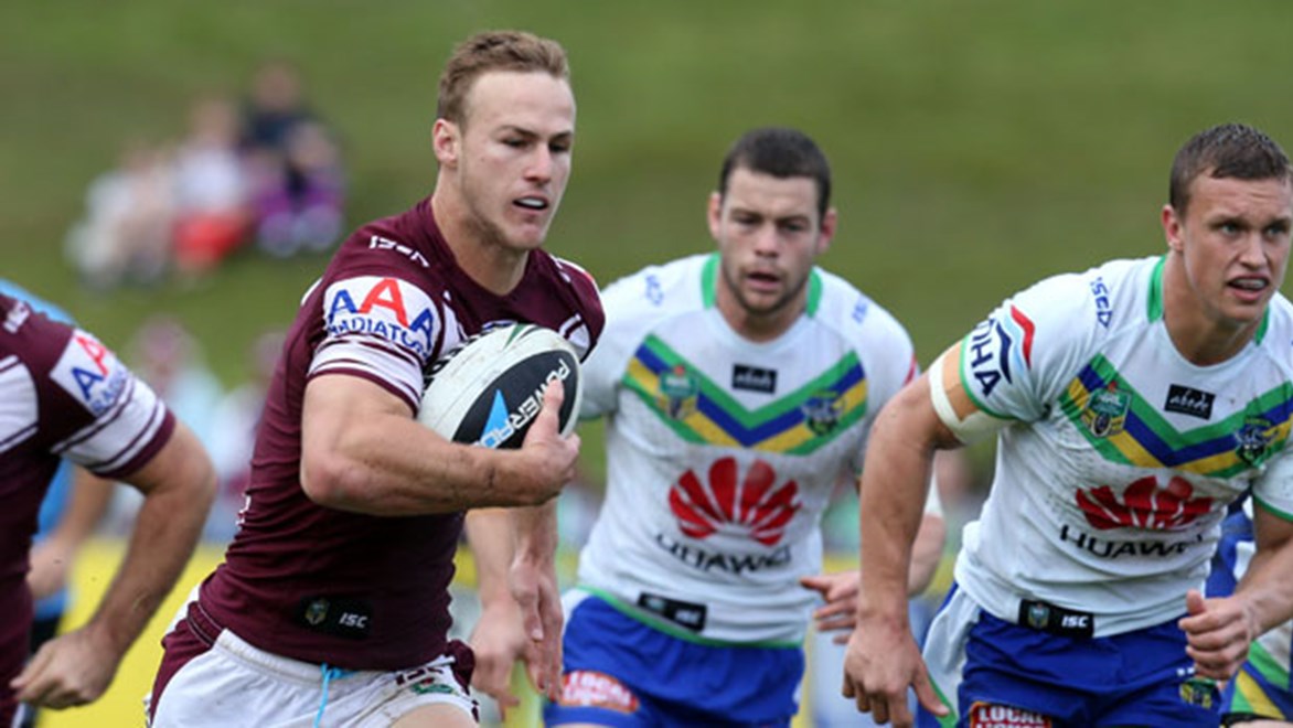 Manly halfback Daly Cherry-Evans masterminded a Sea Eagles onslaught against the Raiders at Brookvale Oval.