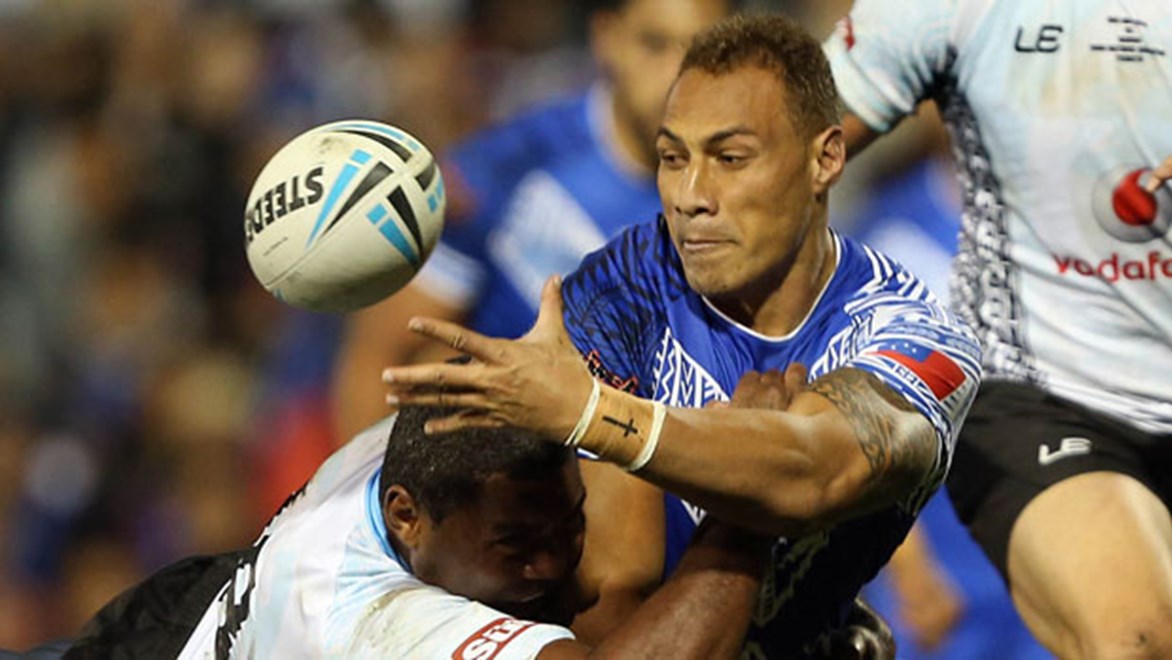 Samoa and Sharks forward Sam Tagataese is facing suspension after being charged with striking in the Pacific Test.