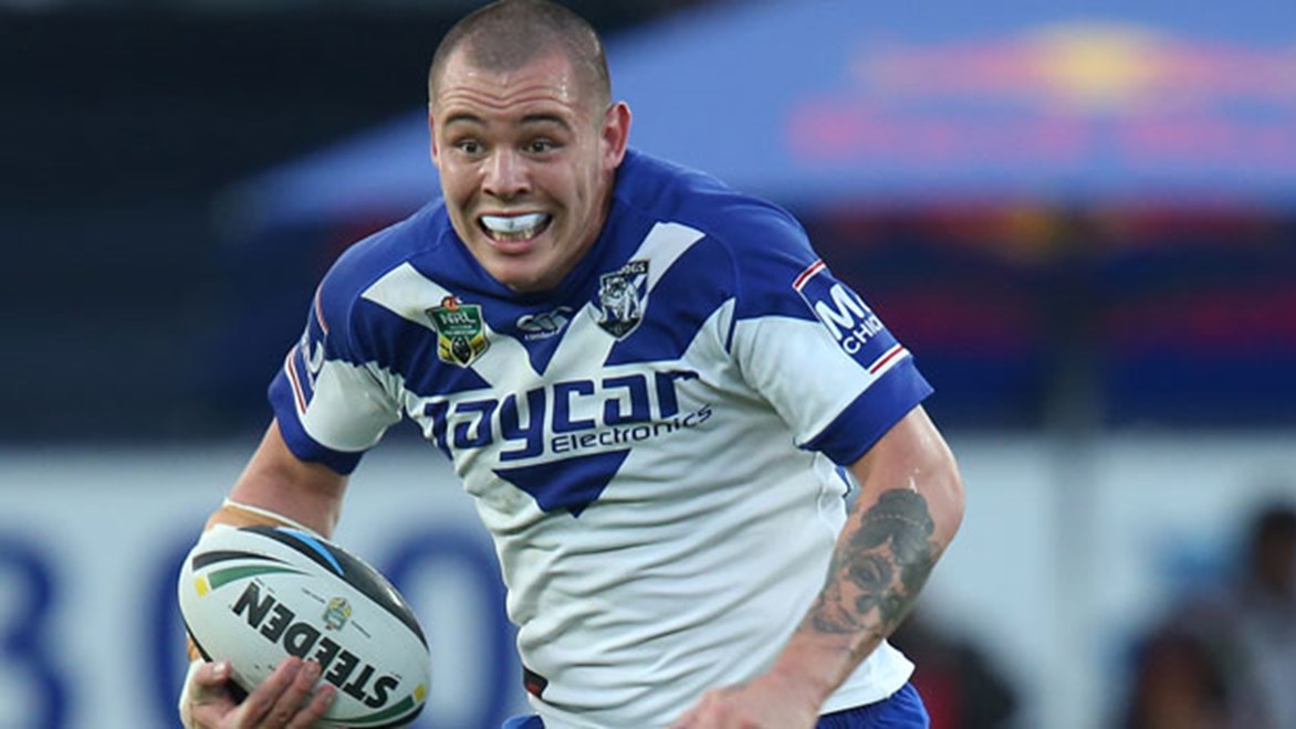 Bulldogs forward David Klemmer is making a big impact off the bench, and looked right at home in a senior representative jersey.