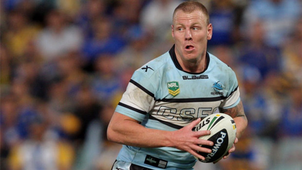 Luke Lewis has been named to make his long-awaited return from injury at five-eighth for the Sharks this week.