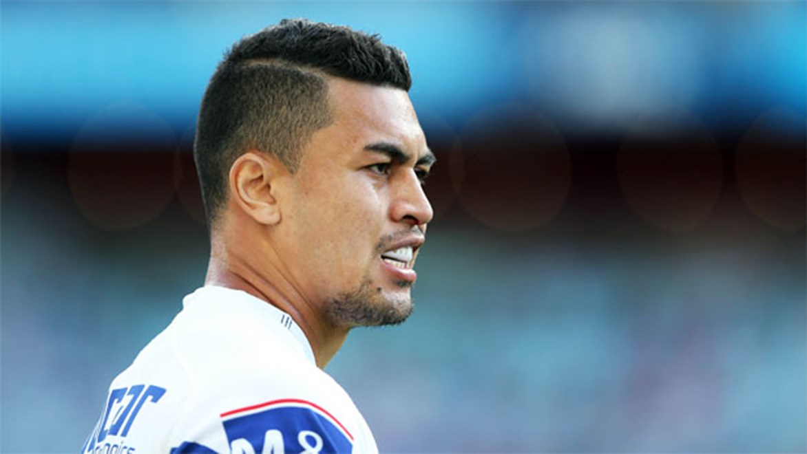 Bulldogs centre Tim Lafai has five tries in six games this year.