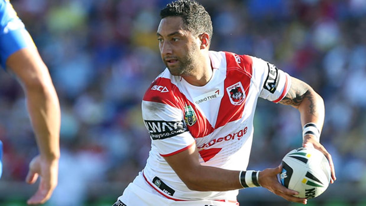 Benji Marshall's head-to-head battle with Adam Reynolds on Monday night will be a feature of the clash between the Dragons and Rabbitohs.