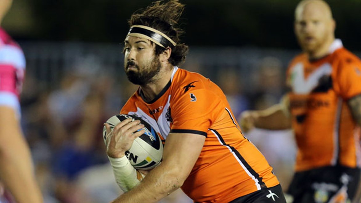 Wests Tigers prop Aaron Woods is looking to make amends for NSW if and when he gets selected for the Blues.