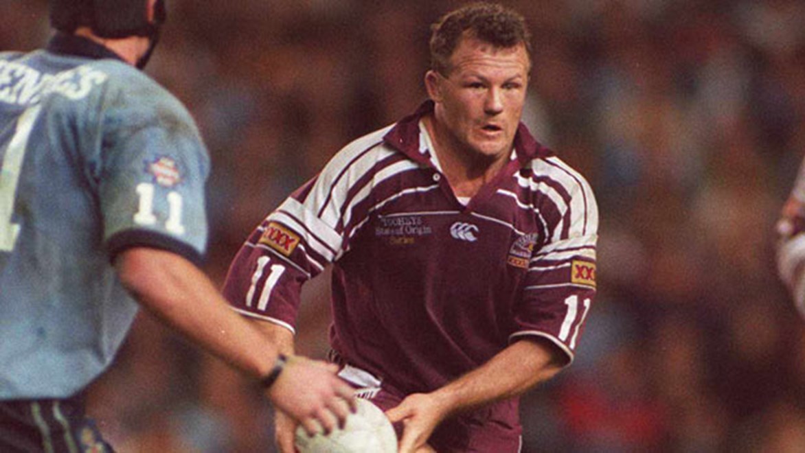 Trevor Gillmeister dragged himself out of his hospital bed to guide the Maroons to a famous win in Game Three, 1995.