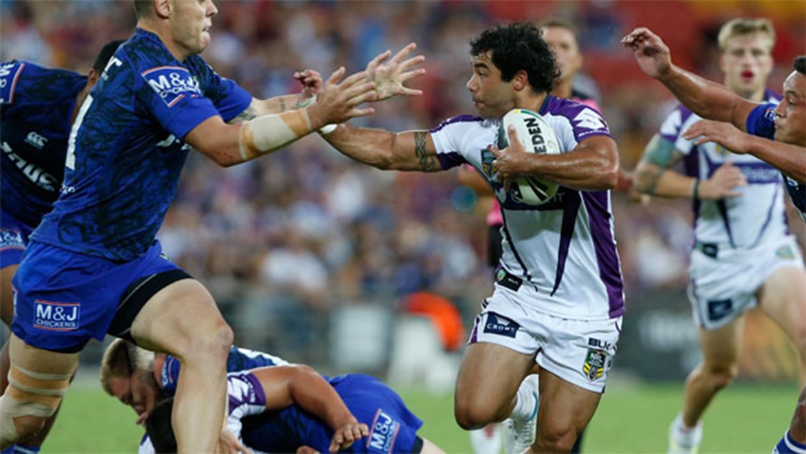 Storm utility Joel Romelo played just nine minutes before being injured against the Rabbitohs in Round 9.
