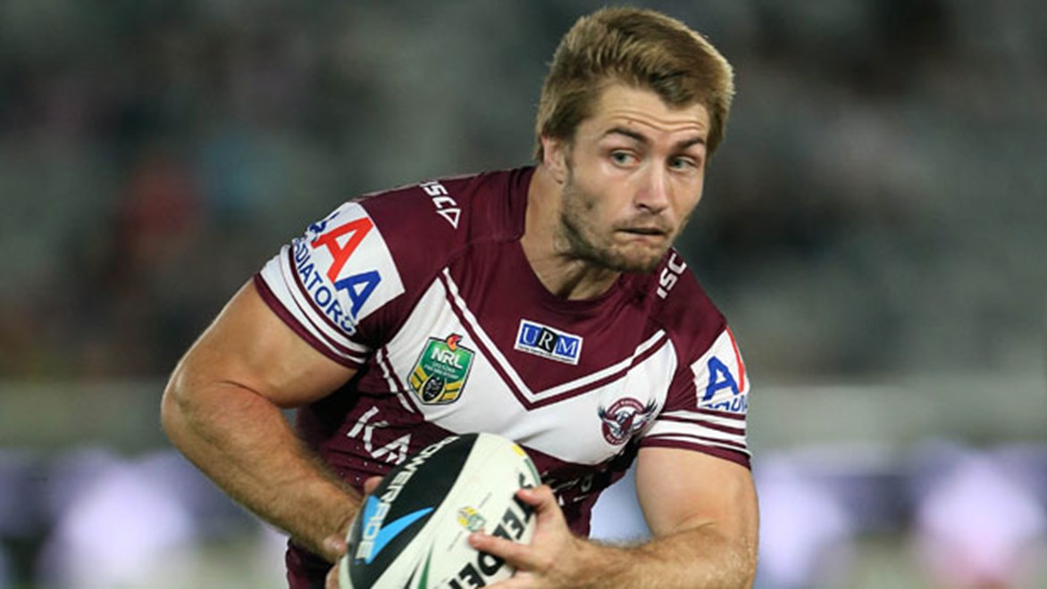 Manly duo Kieran Foran (pictured) and Jamie Lyon headline a long list of players returning to NRL duties this weekend.