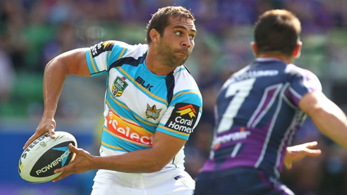 Maurice Blair wants to cement a spot alongside Albert Kelly in the Gold Coast halves.