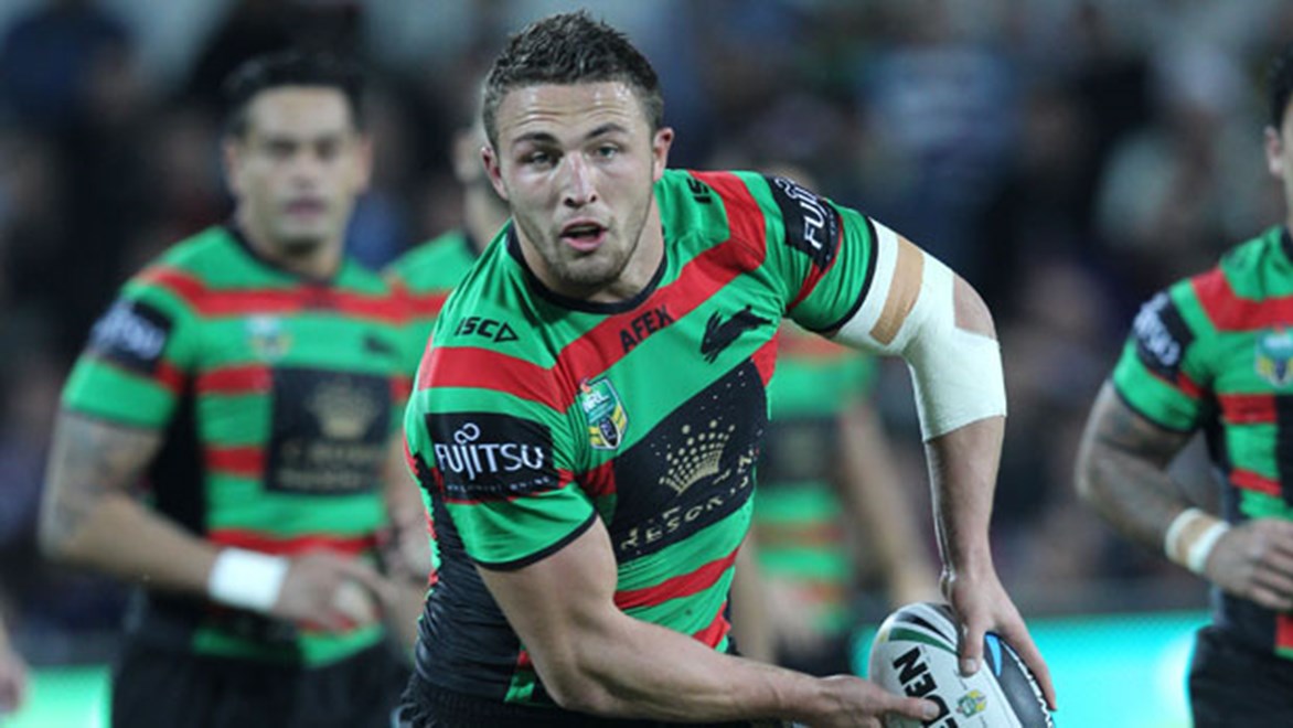 Rabbitohs firebrand Sam Burgess and his brothers are certainly leading the way for the Rabbitohs in his final season in the NRL.
