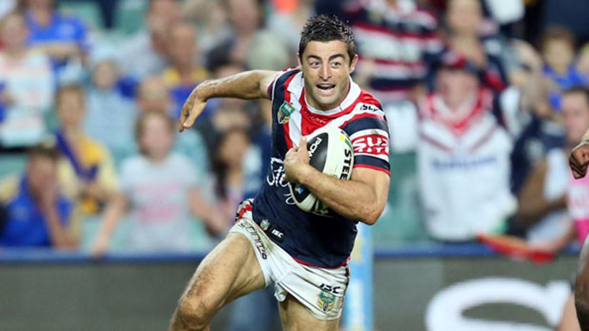 Roosters captain Anthony Minichiello is in a rich vein of try scoring form especially when he is shifted to the wing at times during games.