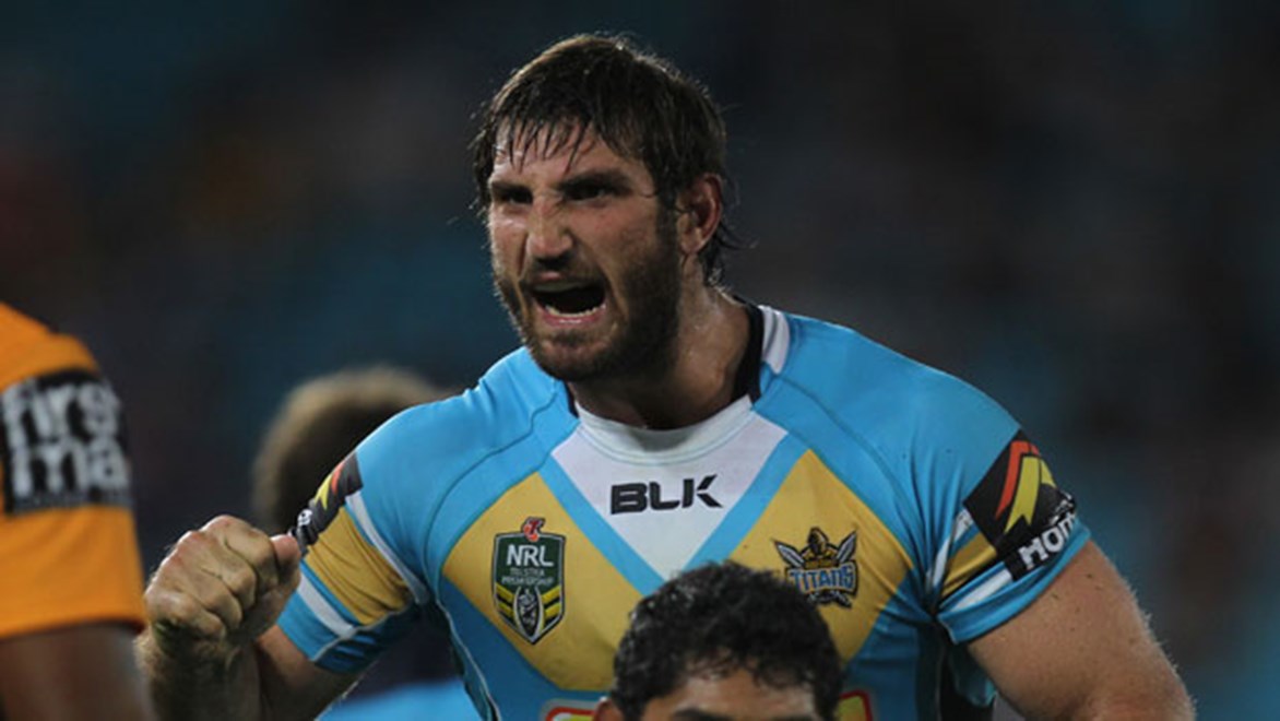 Bullocking Dave Taylor has been phenomenal for the Gold Coast Titans this season, whether that be in the centres or the back row, earning himself an Origin recall in the process.