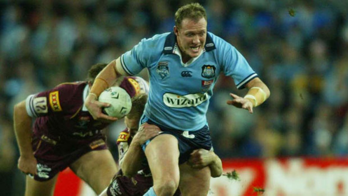 Craig Fitzgibbon was man of the match in Game III, 2004 after helping the Blues to a commanding 36-4 win.