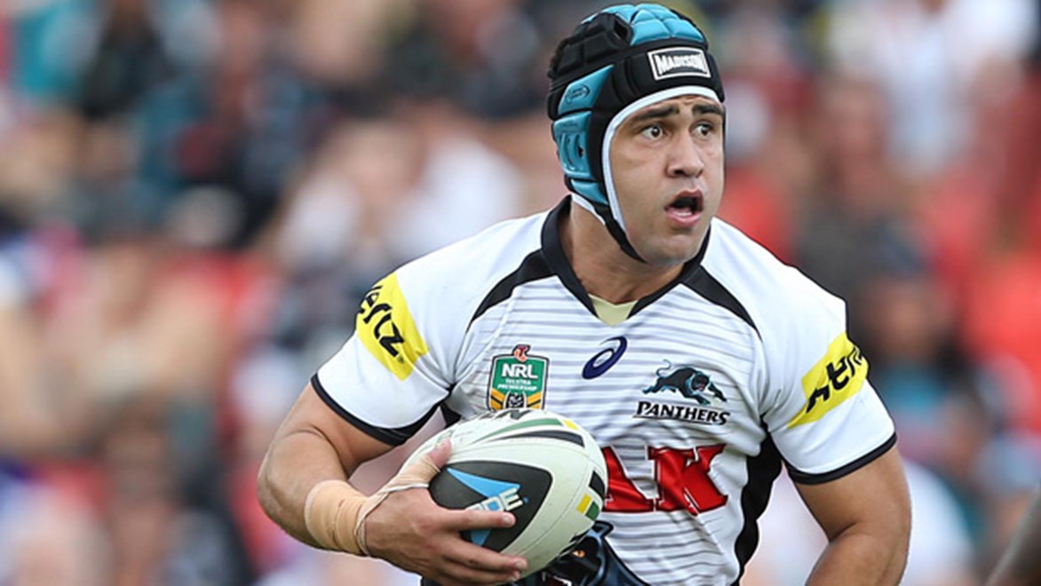 Jamie Soward will line up against his former club as the Panthers host the Dragons at Sportingbet Stadium in Round 14.