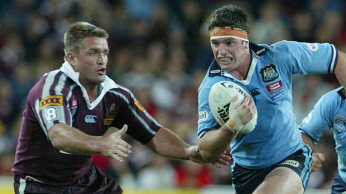 While Shane Webcke rolled over him in the opening minutes, former NSW hooker Danny Buderus had the last laugh in Origin I, 2003.