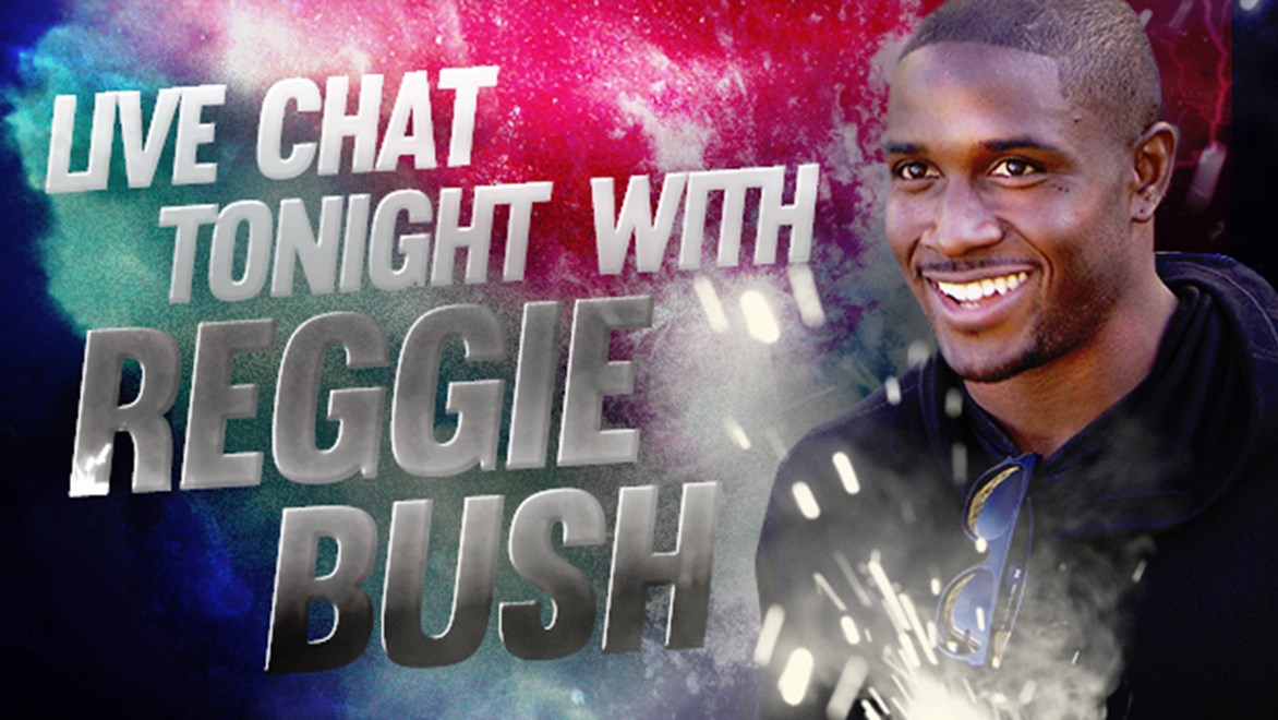 Chat live with NFL superstar Reggie Bush from 6pm on NRL.com.