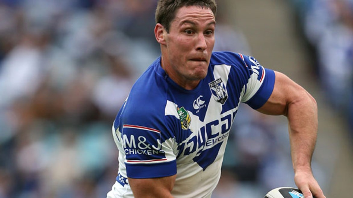 Bulldogs Josh Jackson slides back into the back row this weekend after filling in at five-eighth during their 22-12 loss to the Eels in Round 14.