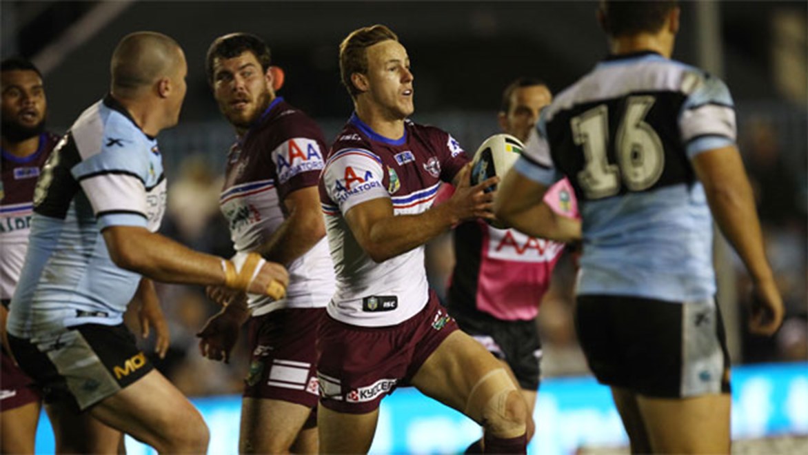 I'm baaack... Manly halfback Daly Cherry-Evans didn't take long to put the Origin loss behind him.