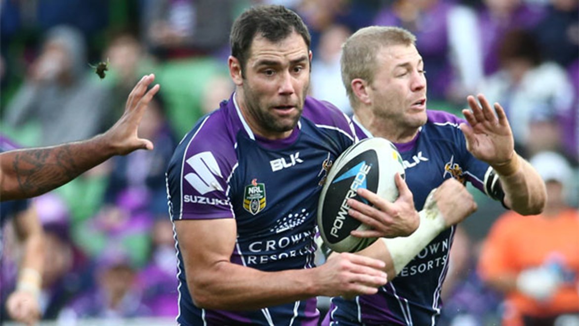Storm skipper Cameron Smith was one of three players in the side to back up from Origin II on Wednesday night.