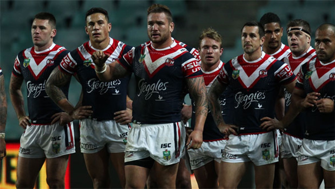The Roosters were left shellshocked by the Cronulla Sharks' fightback on Saturday night.