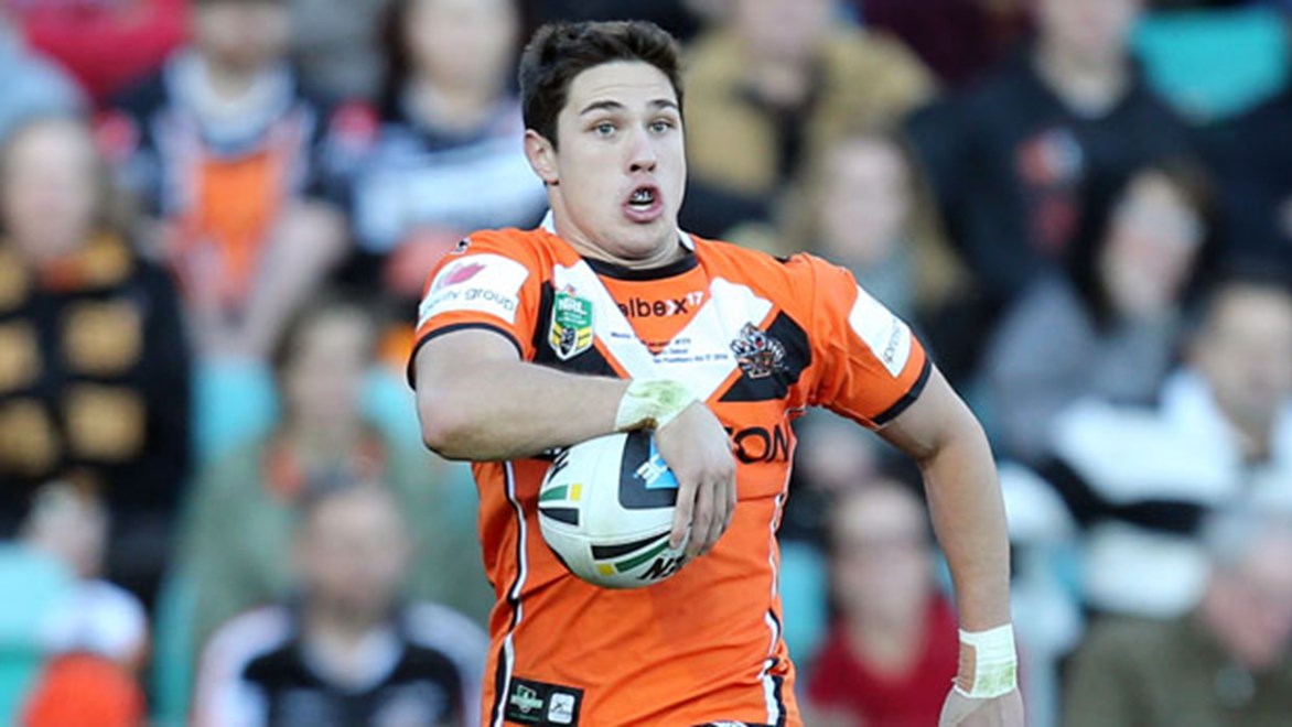 Wests Tigers fullback Mitchell Moses showed his capabilities on the rugby league field despite his team going down to the Panthers