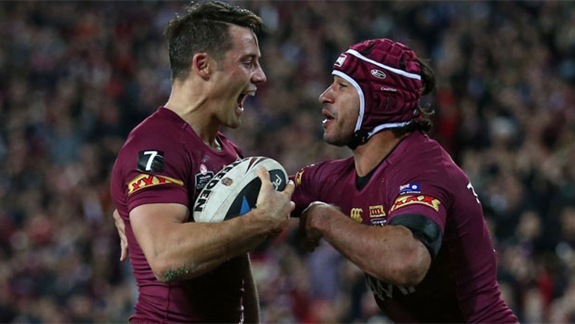 Cooper Cronk capped a stunning return with a late try in his side's 32-8 Origin III win.