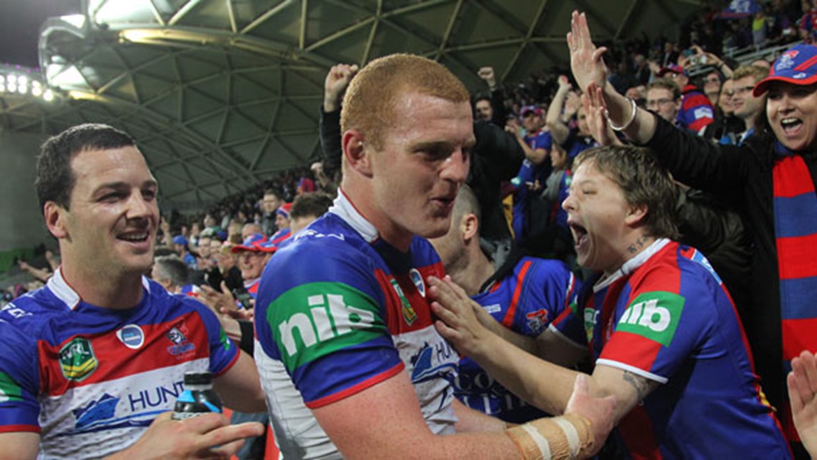Fans get to show their support for Alex McKinnon when he makes his long-awaited return to Hunter Stadium on Sunday.