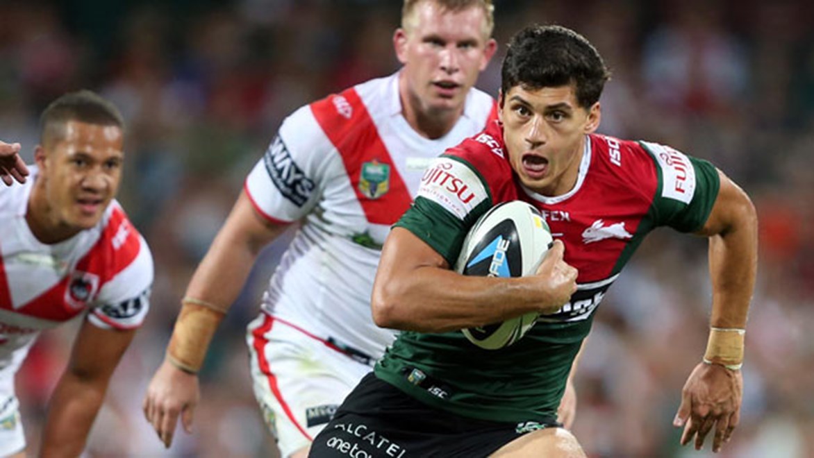 A revelation in 2014, Kyle Turner moves back into the second row for South Sydney's clash with the Eels on Friday night.