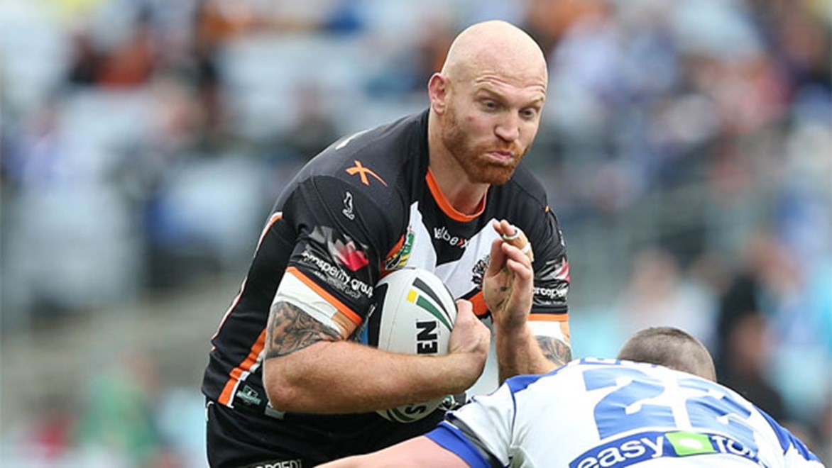 Save your breath... Wests Tigers prop Keith Galloway has implored the club's supporters not to give it to fallen icon Benji Marshall.