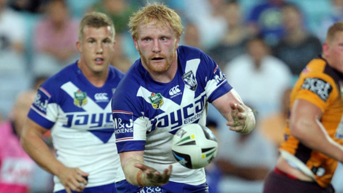 Broncos coach Anthony Griffin is aware of the threat posed by ball-playing Bulldogs forwards such as James Graham.