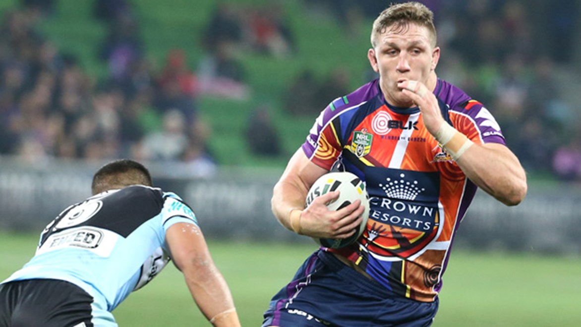 Ryan Hoffman is targeting a big finish to his time at the Melbourne Storm.