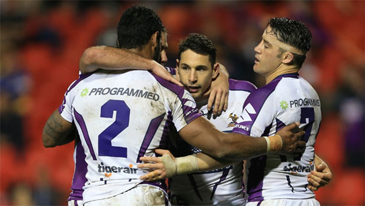Outside shot... Storm fullback Billy Slater says good form is just as important as your position on the NRL ladder.