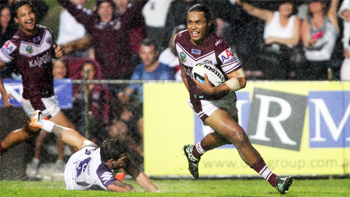 Evergreen centre Steve Matai has been in dynamic form for the Sea Eagles this season.