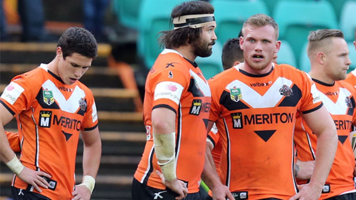 The Wests Tigers finished their season with a win against Cronulla but their current coach still hasn't heard from the new board about his future.