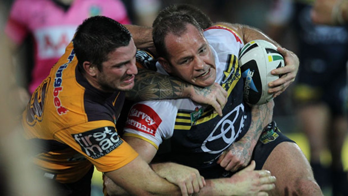 Cowboys prop Matt Scott was near unstoppable when they last played the Broncos, scoring a try in his side's fast start.