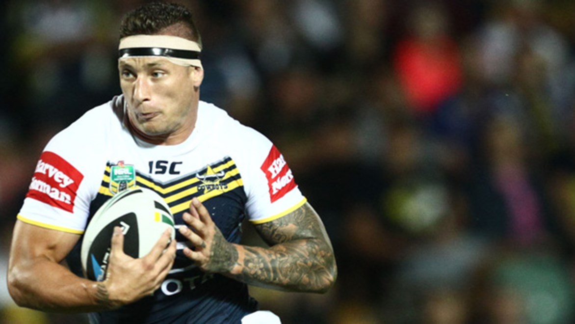 Tariq Sims could have played his last game for the Cowboys after he was charged with a grade three shoulder charge by the NRL match review committee.