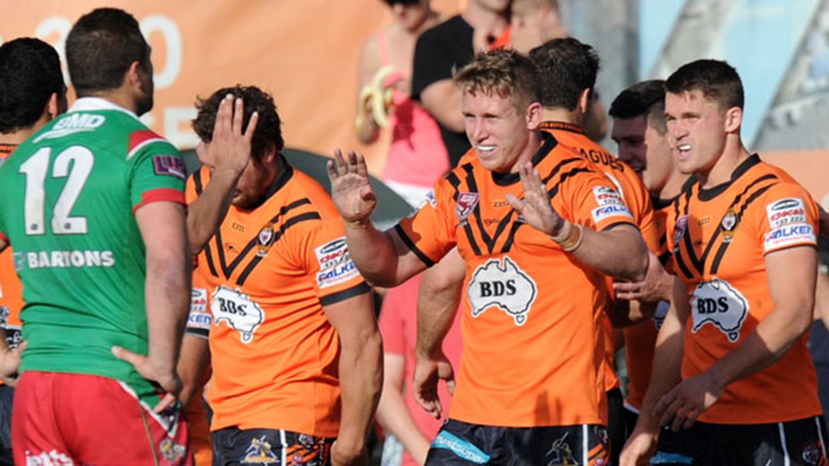 A blistering second half display has carried the Easts Tigers through to the Intrust Super Cup Grand Final where they will meet the Northern Pride.